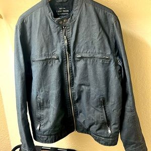 Lucky Brand Bedford Racer Jacket. Handcrafted Los Angeles, California. Denim.